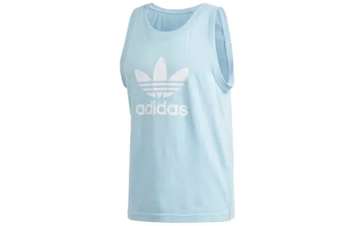 Adidas Originals Trefoil Tank Tops Men's Crew Neck Thin Straight Fit