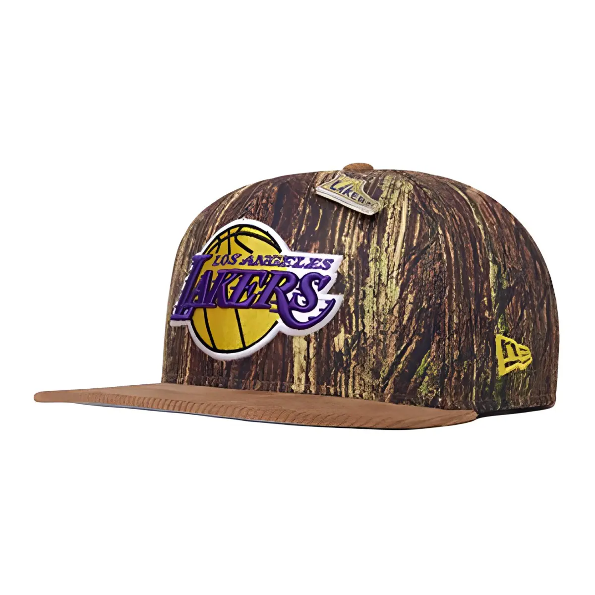 New Era Cotton Polyester Baseball Caps Unisex Brown Camouflage