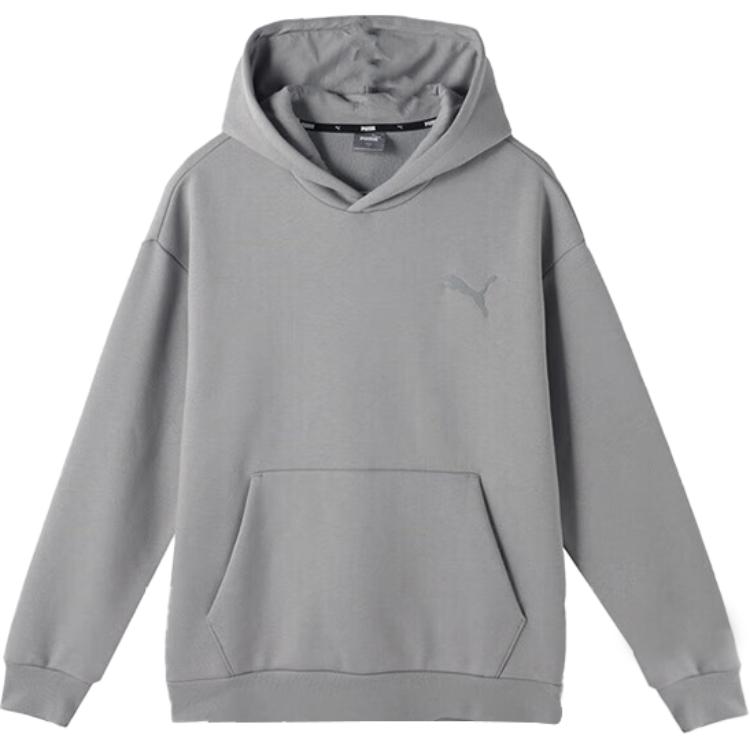 Мужское худи PUMA Elevated HOODIE FL (серое)