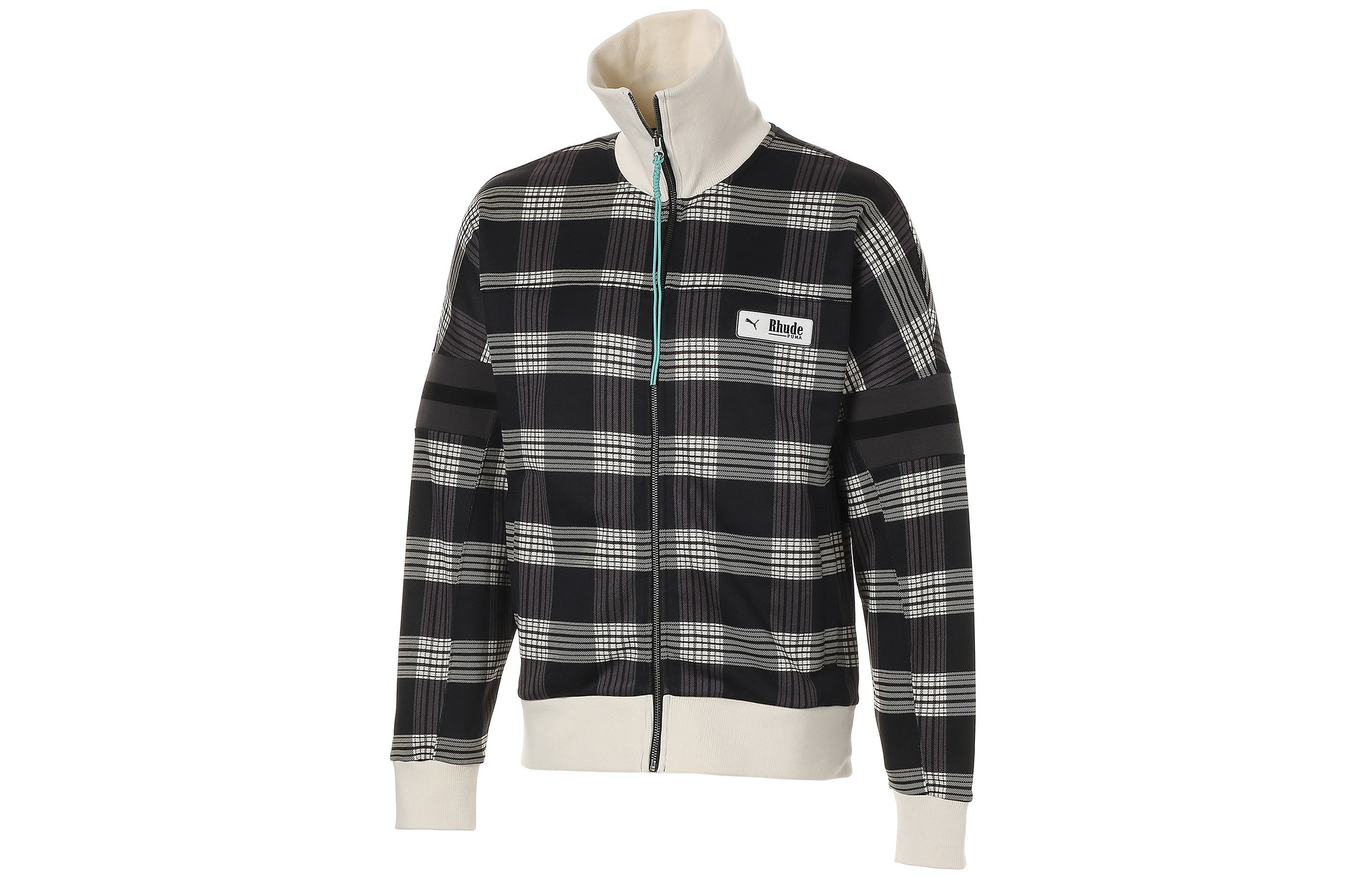 Мужская куртка PUMA x RHUDE XTG (черно-белая в клетку)