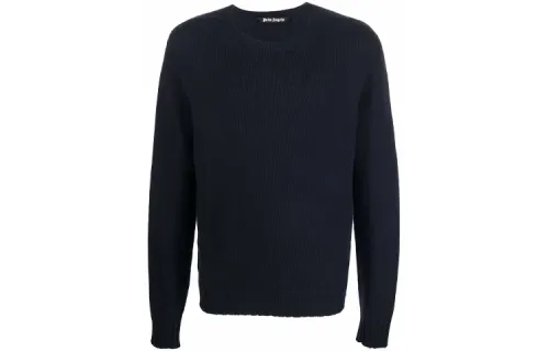 PALM ANGELS Logo Intarsia Crewneck Sweater