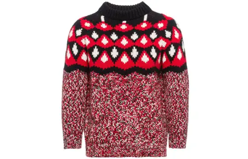 Prada Intarsia Knitted Jumper