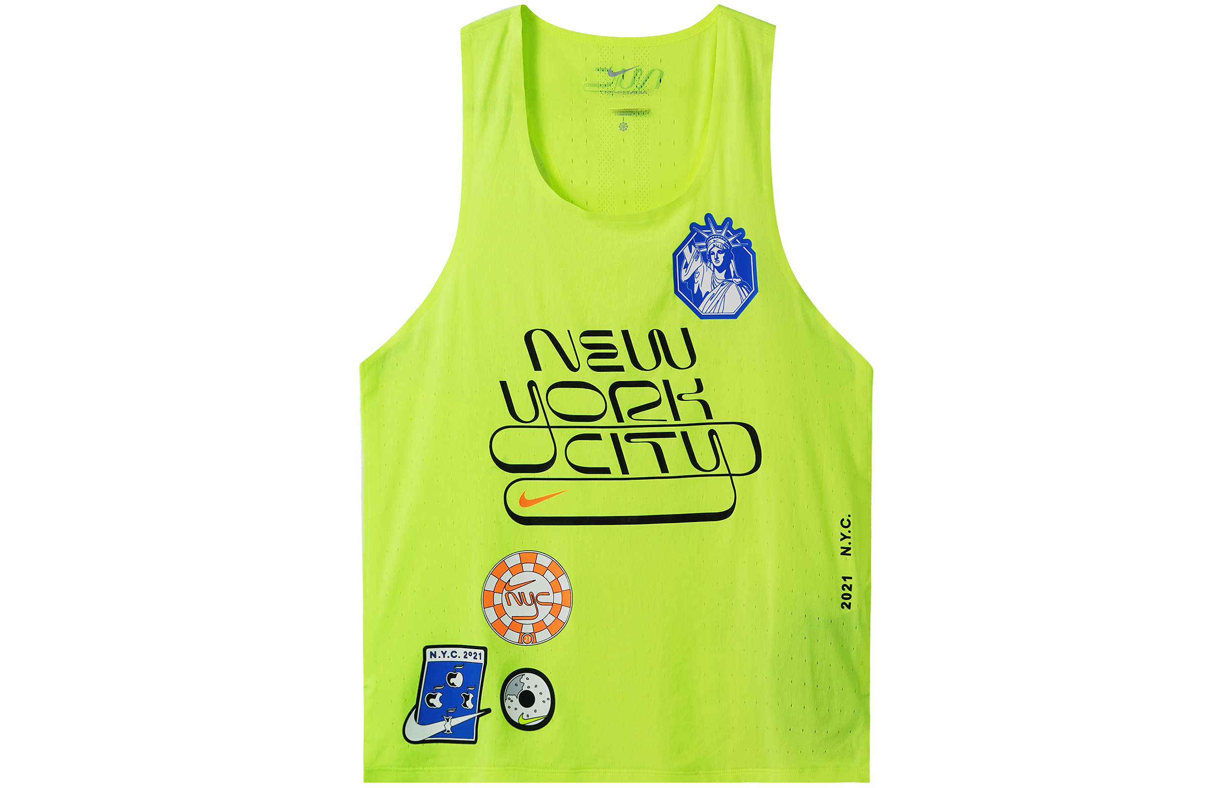Nike AeroSwift Nyc Marathon Run 2021 Dri Fit Adv Singlet Running Vest
