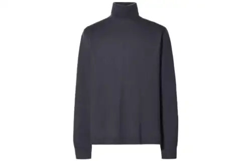 UNIQLO X JIL SANDER Jil Sander Cashmere Sweaters Men's Gray Turtleneck Moderate