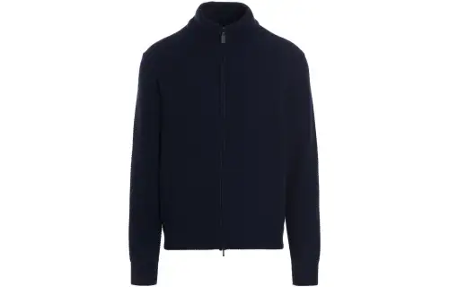 Loro Piana FW22 Cashmere Sweater Men's Marine Blue