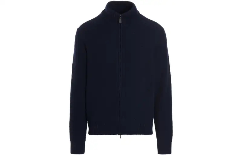 Loro Piana FW22 Cashmere Sweater Men's Marine Blue