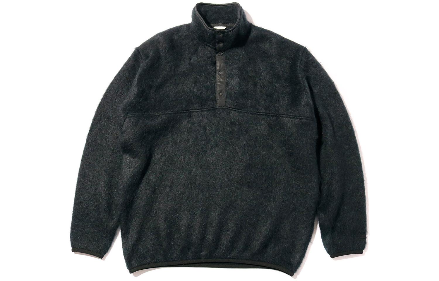 Мужской свитер nanamica Mohair Sweater (черный) — Зеленый — фото 5