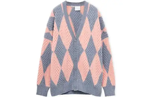 LOEWE SS23 Sweaters Unisex Multicolor V Neck Moderate Cardigan