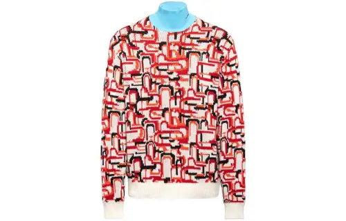 PRADA SS23 CHINESE NEW YEAR Cashmere Sweater Men's Red