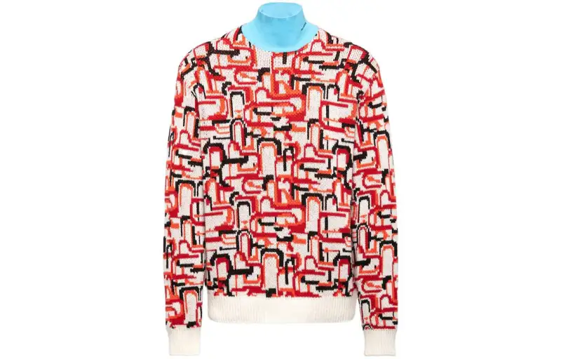 PRADA SS23 CHINESE NEW YEAR Cashmere Sweater Men's Red
