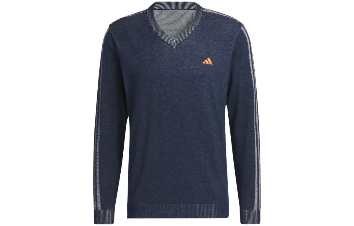 Adidas Sweaters Men's Collegiate Marine Blue Crew Neck Moderate A-line