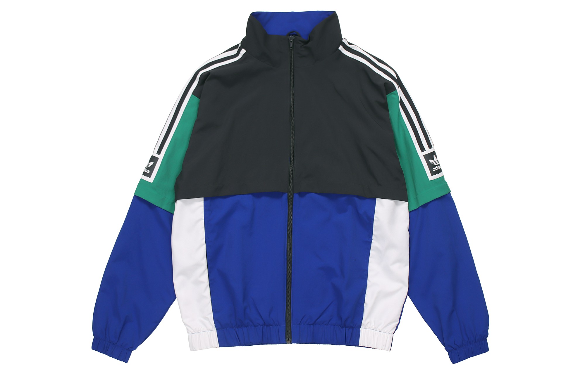 Мужская куртка adidas originals Firebird (сине-черная) — фото 1