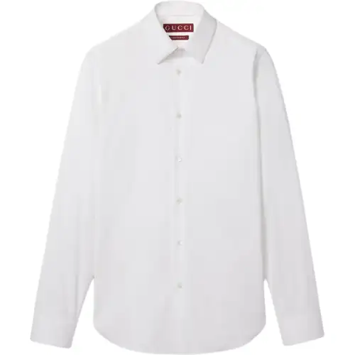 GUCCI Long Sleeved Stretch Poplin Shirt