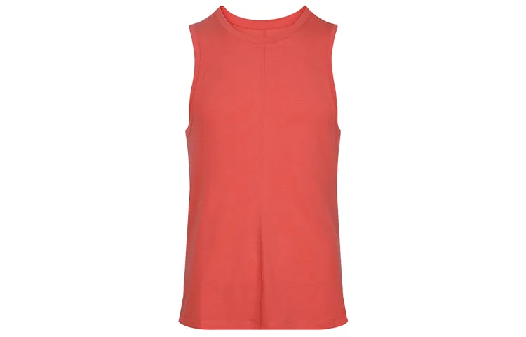 Nike Dri-Fit Tank Tops Men's Ash Red Crew Neck Moderate Racerback