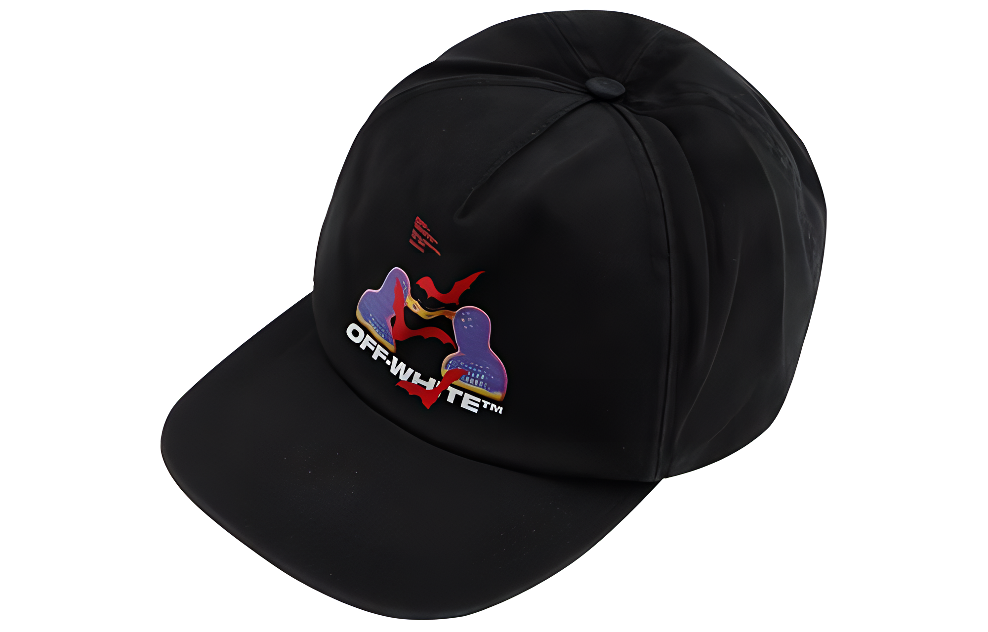 OFF WHITE Thermo Logo Printed Baseball Cap