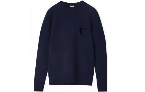 LOEWE Sweaters Men's Blue Crew Neck Moderate
