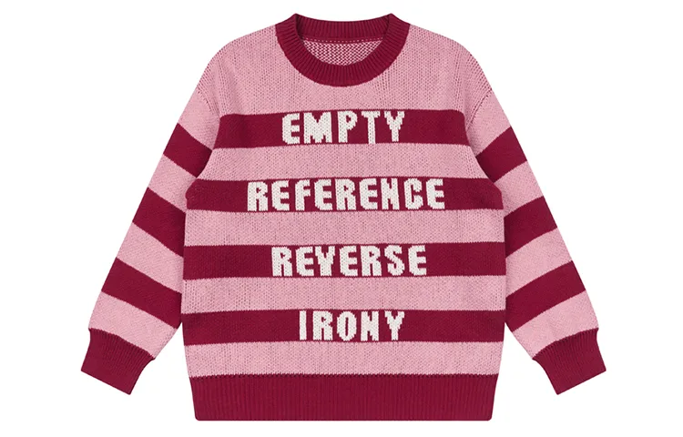EMPTY REFERENCE Sweater Unisex Pink