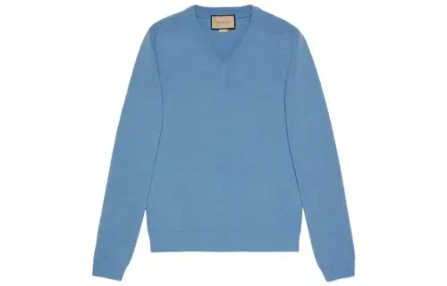 GUCCI Logo patch Wool Sweater