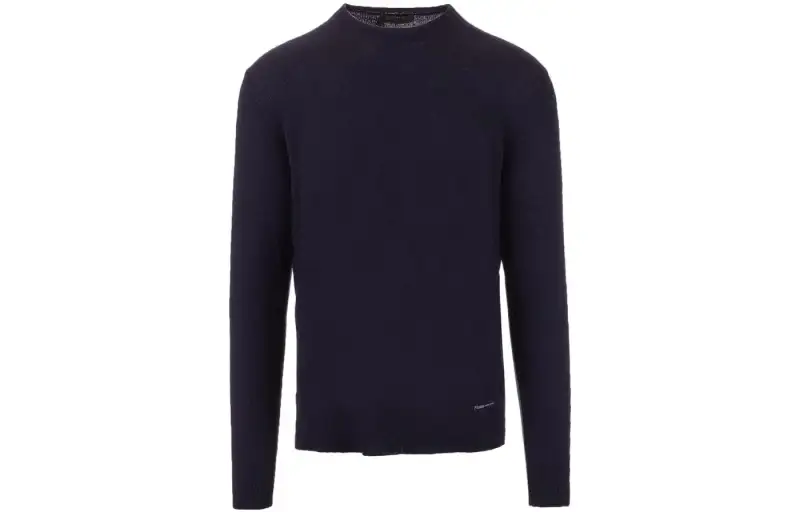 PRADA Sweaters Men's Blue Crew Neck Other