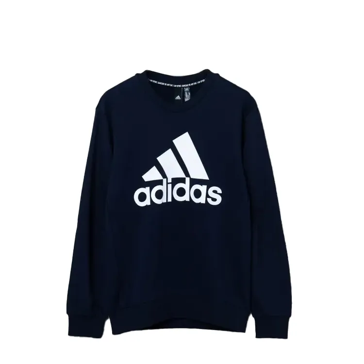 Adidas Sweatshirts Unisex Black Crew Neck Moderate Regular
