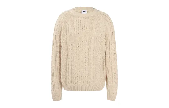 Nike Life Cable Knit Sweater Asia Sizing