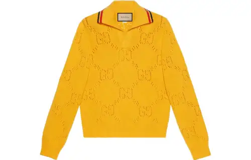 GUCCI SS23 Sweater Men's Canary Yellow