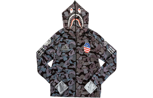 Adidas X A BATHING APE Jackets Men's Hooded Moderate