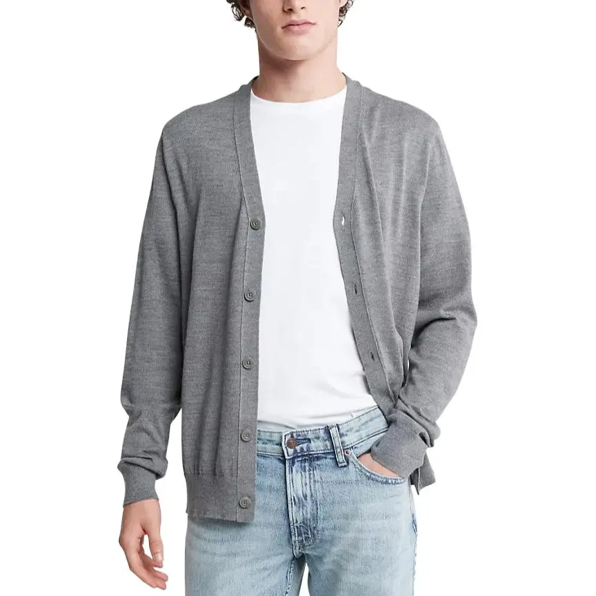 CALVIN KLEIN Sweater Men's Medium Gray