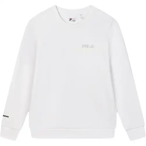 FILA Sweatshirts Men's White Crew Neck Moderate Regular