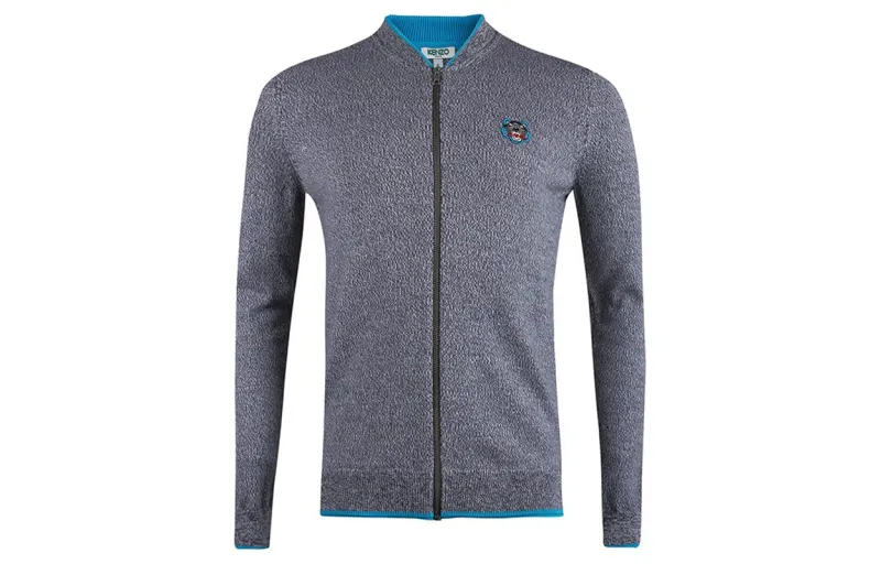 KENZO Sweaters Men's Gray Crew Neck Moderate Other
