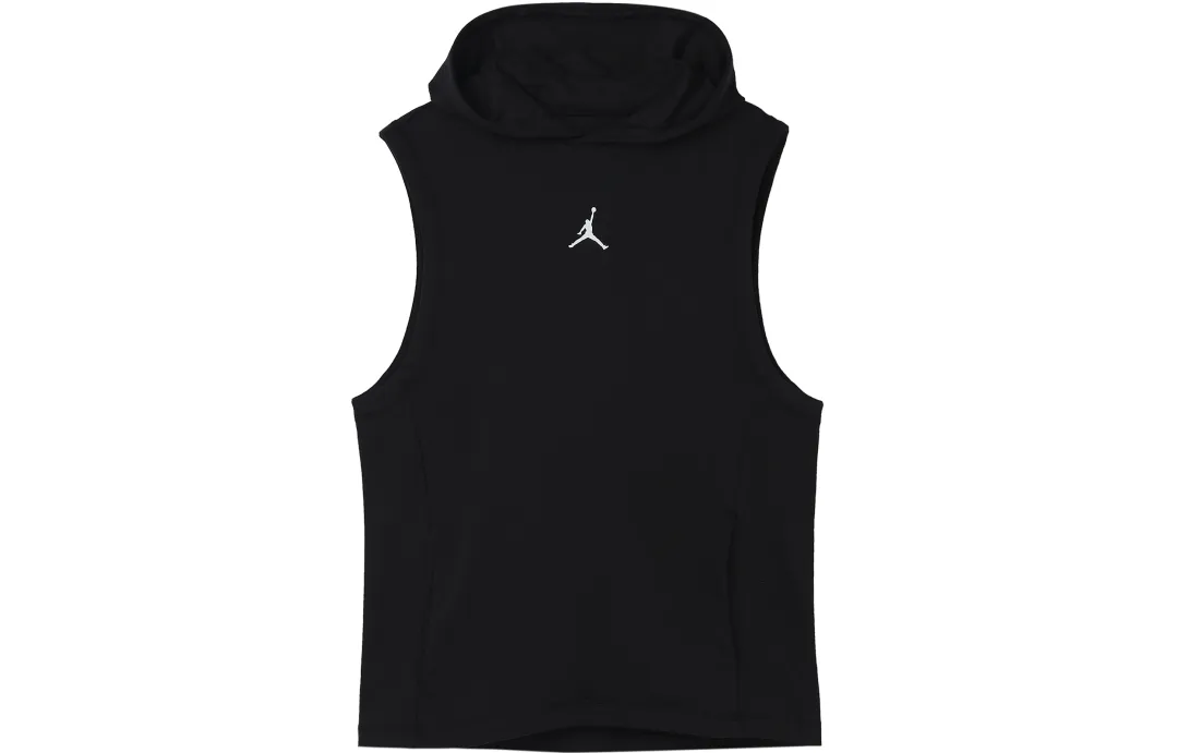 Jordan Dri-FIT Sport Men's Knitted Sleeveless Hoodie Black