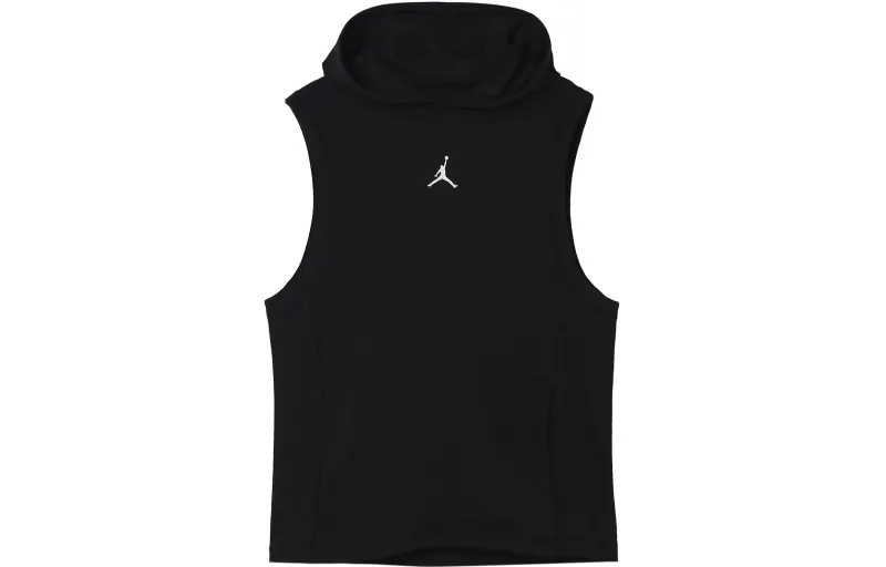 Jordan Dri-FIT Sport Men's Knitted Sleeveless Hoodie Black