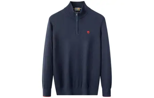 Timberland Sweaters Men's Blue Turtleneck Moderate Base Layer