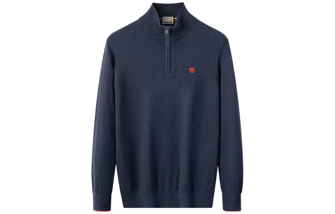 Timberland Sweaters Men's Blue Turtleneck Moderate Base Layer