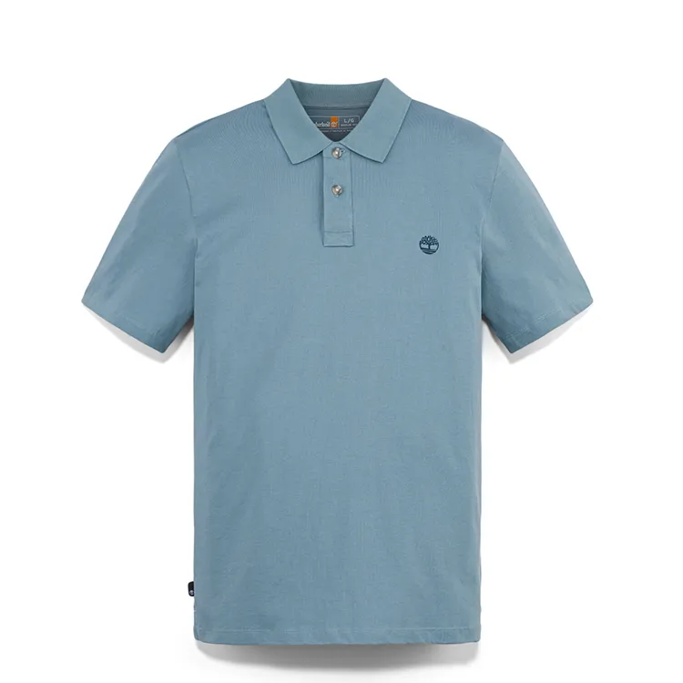 Timberland Polo Shirt Men's Steel Blue