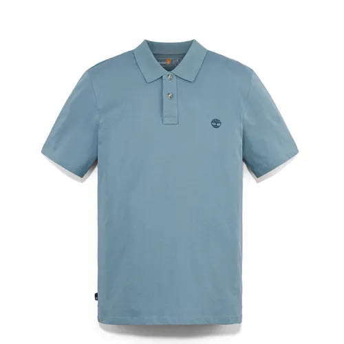 Timberland Polo Shirt Men's Steel Blue