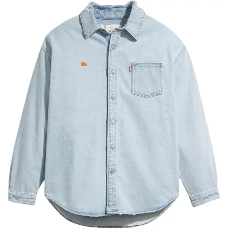Levi's Shirts Men's Blue Lapel Moderate Other