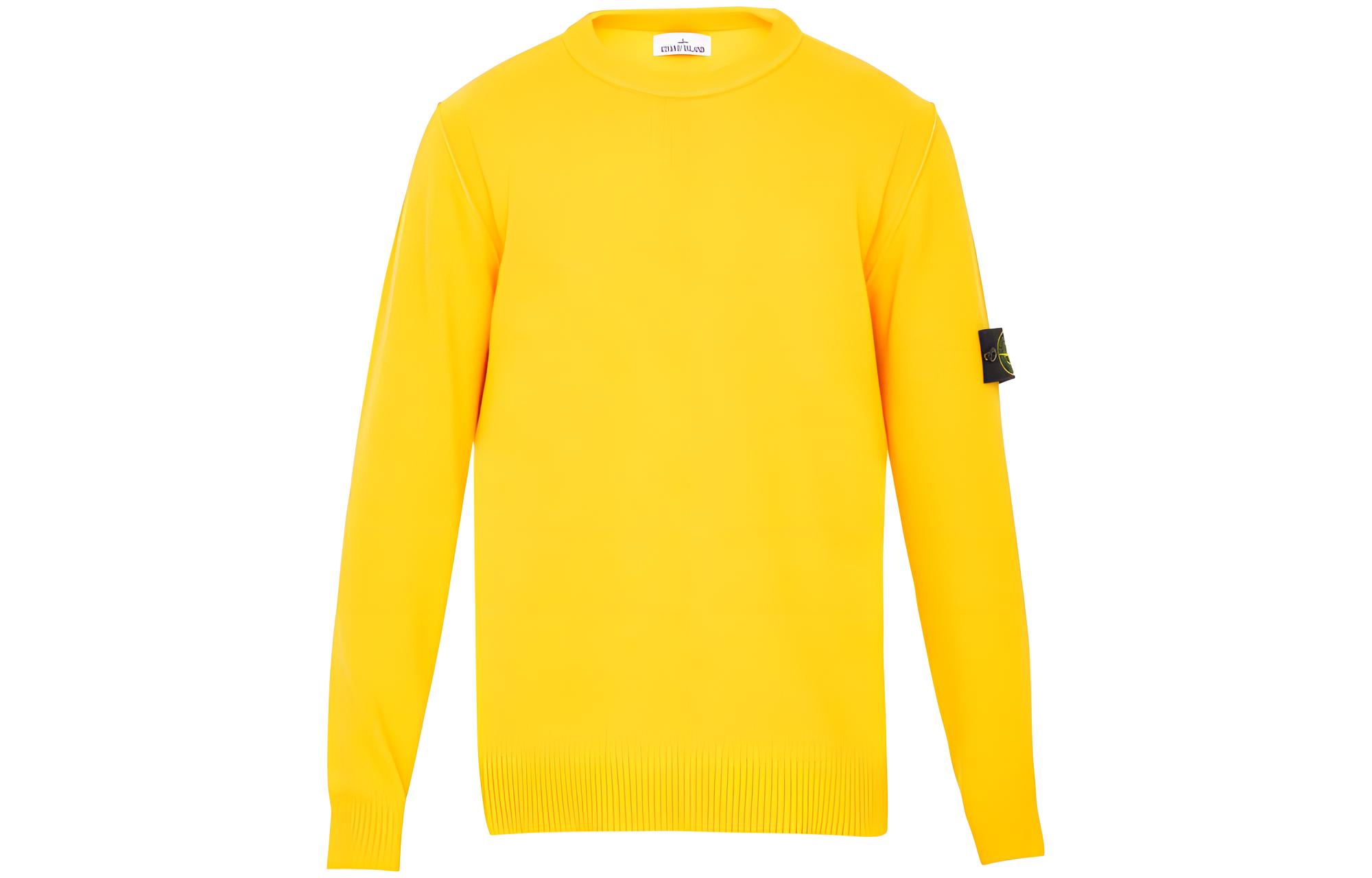Мужской свитер STONE ISLAND (желтый)