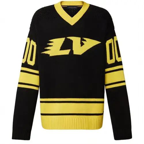 LOUIS VUITTON Intarsia Football T shirt