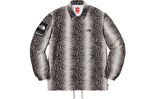 Supreme The North Face Snakeskin Taped Seam Coaches Jacket