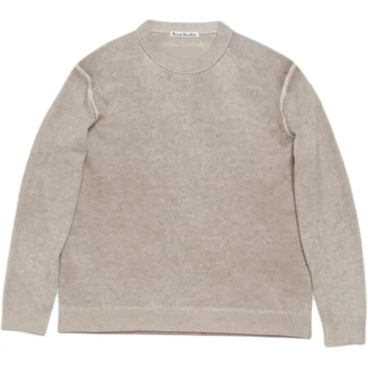 Acne Studios Logo Detailed Crew Neck Sweater