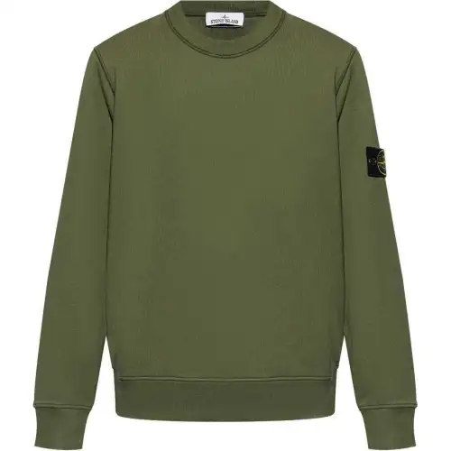 STONE ISLAND Compass-badge Cotton Sweatshirt