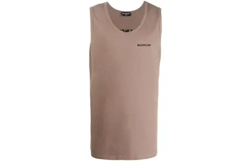 Balenciaga SS22 Tank Top Regular Edition Men's Brown