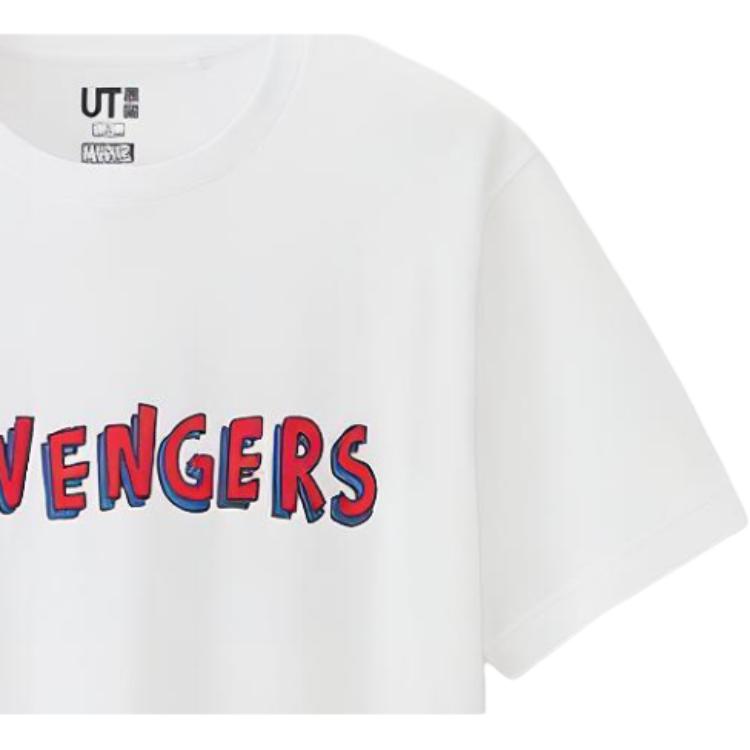 Футболка UNIQLO x jason polan (белая) — фото 5