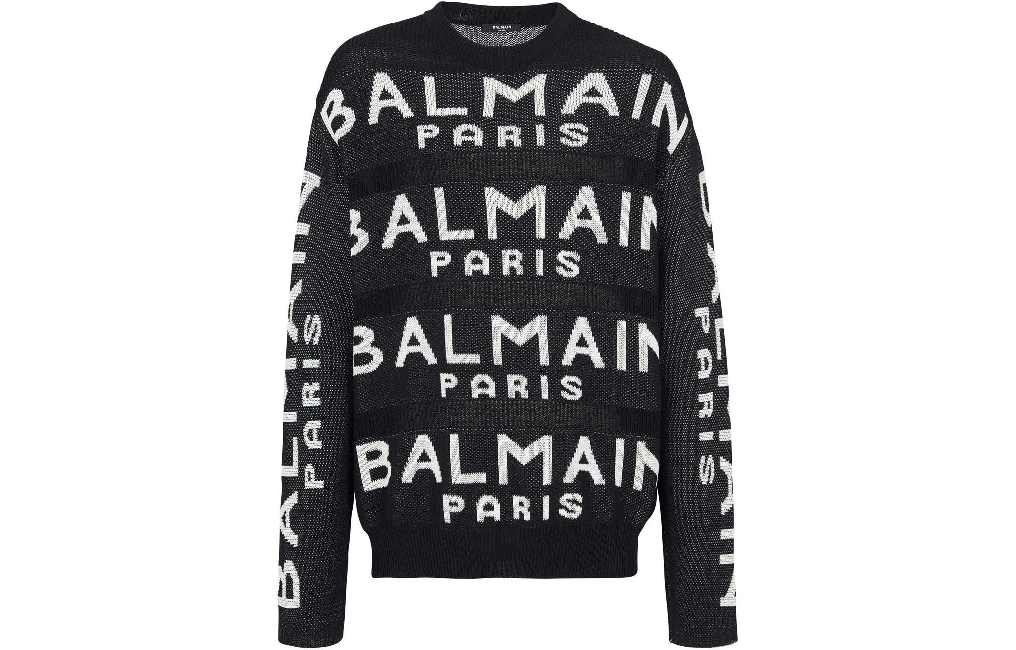 Мужской свитер BALMAIN (черный)