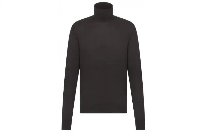 DIOR FW22 Cashmere Sweater Men's Dark Gray