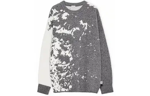 LOEWE FW22 Sweater Men's Gray White