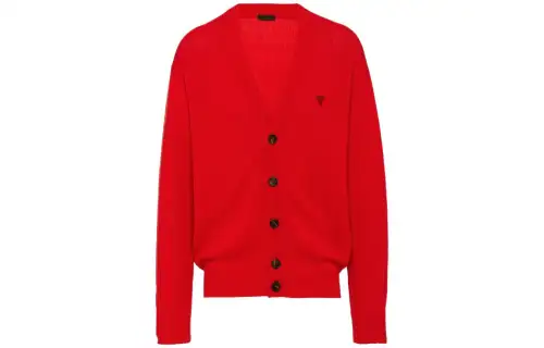 PRADA Logo Cardigan