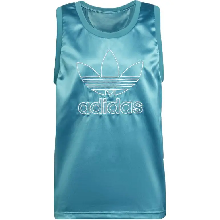 Adidas Originals Tank Tops Men's Blue Crew Neck Moderate Straight Fit