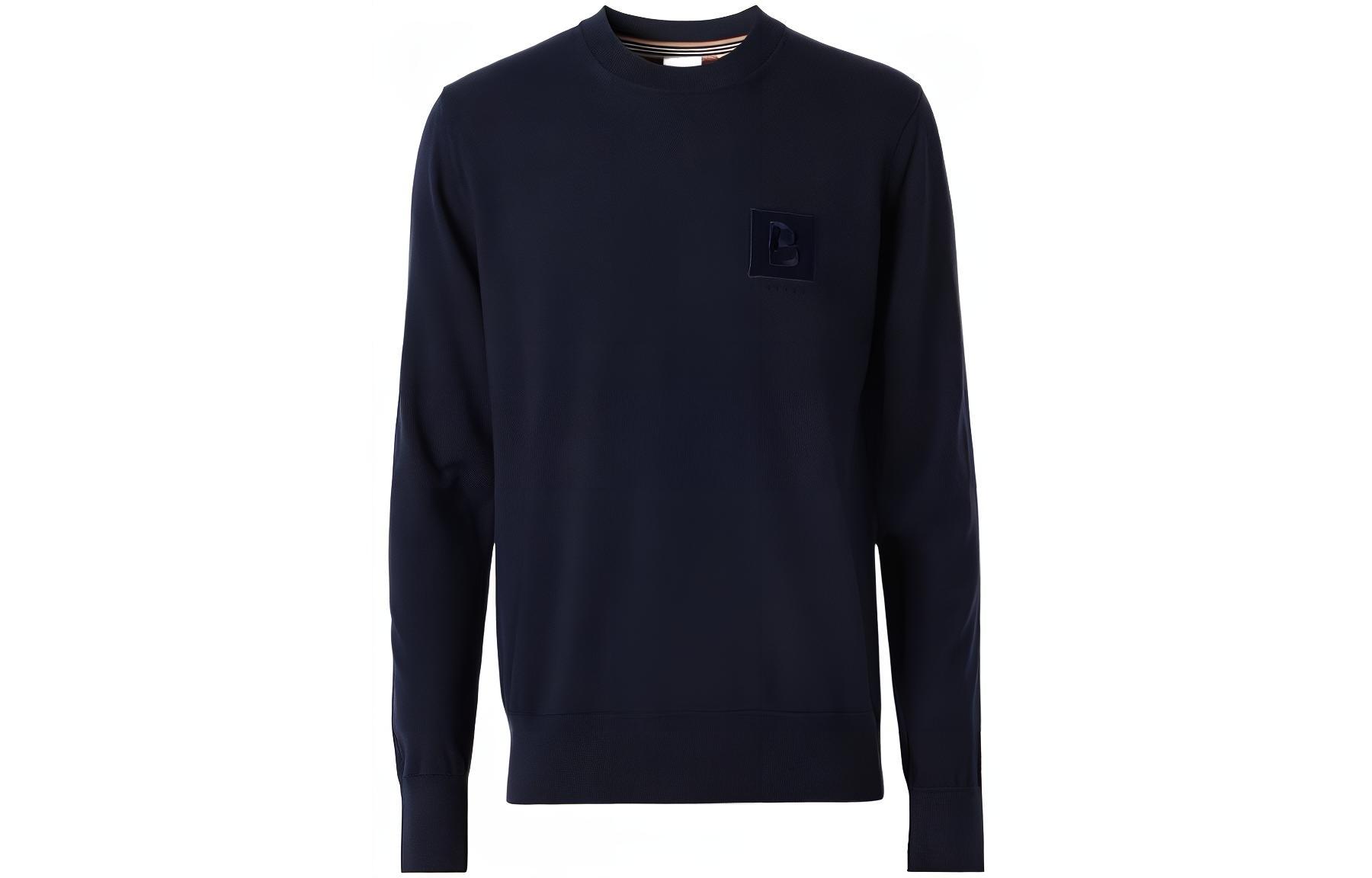【Previous Season】monogram-embroidered fine-knit jumper
